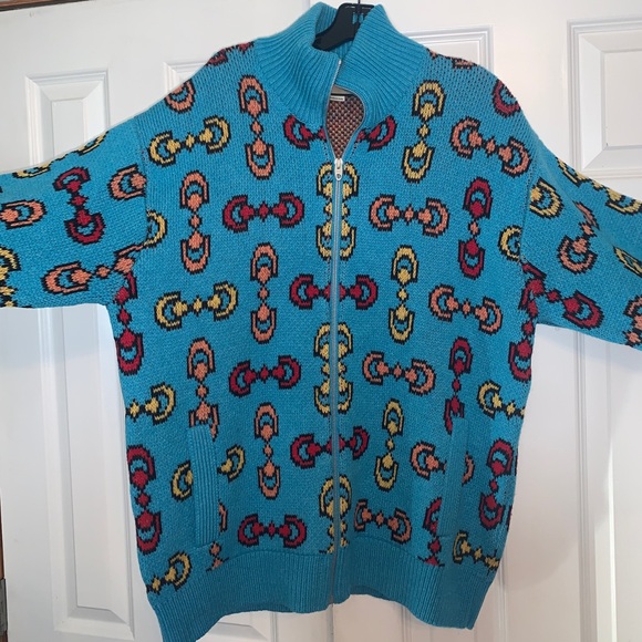 GUCCI Horsebit Printed Cardigan - Picture 3 of 5